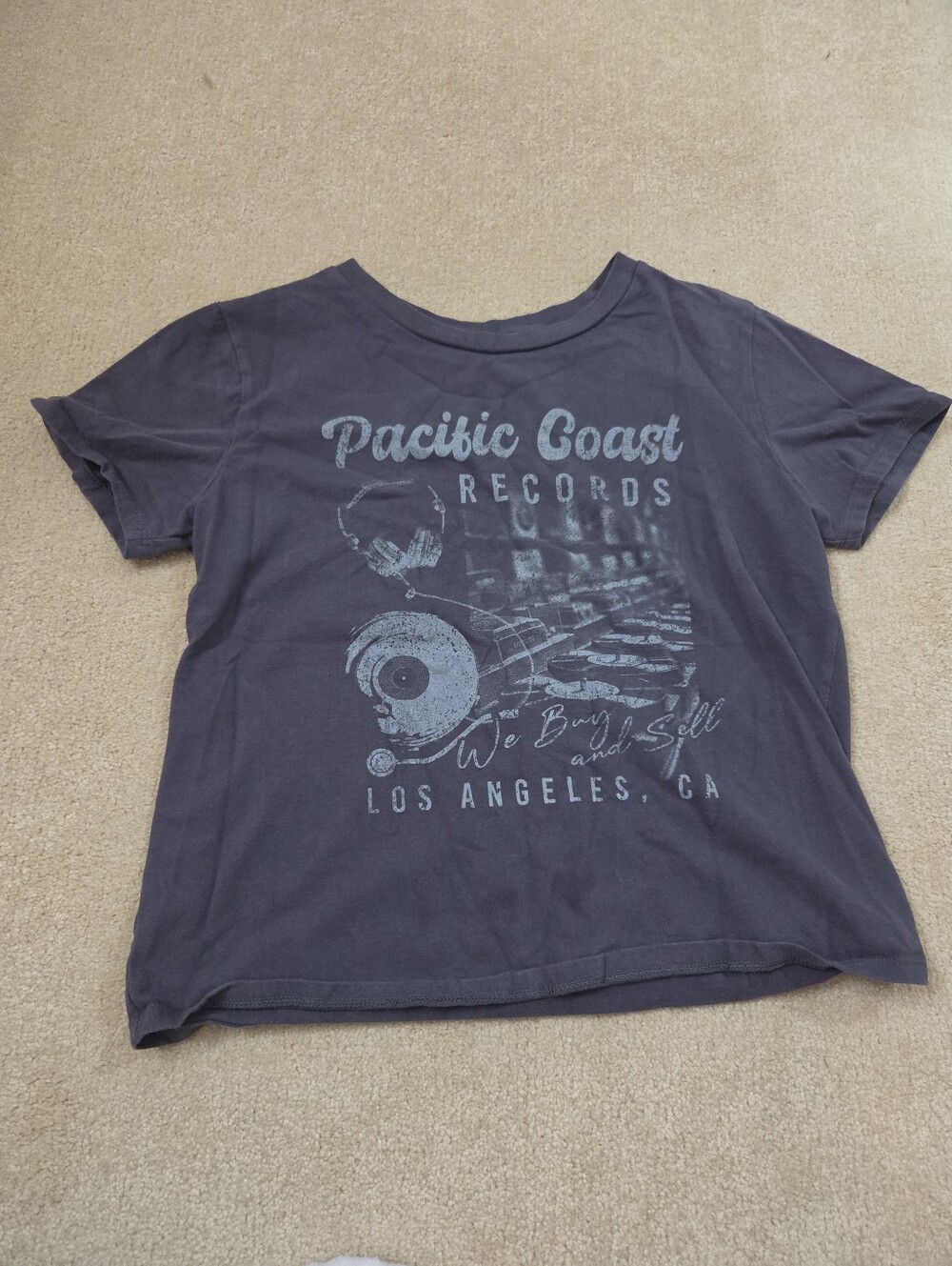 Dark Grey Women's Short-Sleeve Tee